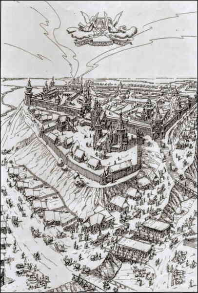 Город Орземас в 1779 году