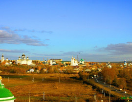 Осеньняя панорама с видом г. Арзамаса. Фото Д. Начаркина